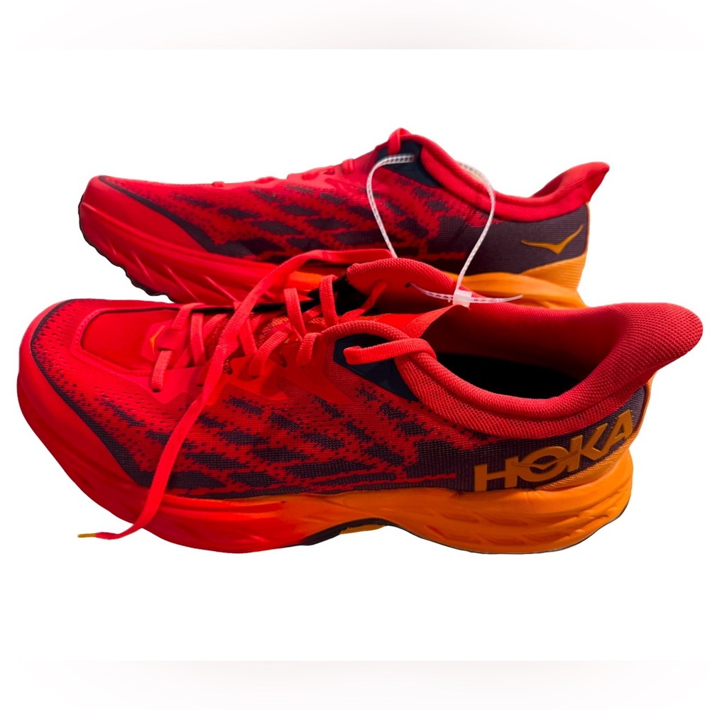 NEW Hoka Speedgoat 5 Men’s Trail Running Shoes - Kansas City Chiefs Colors